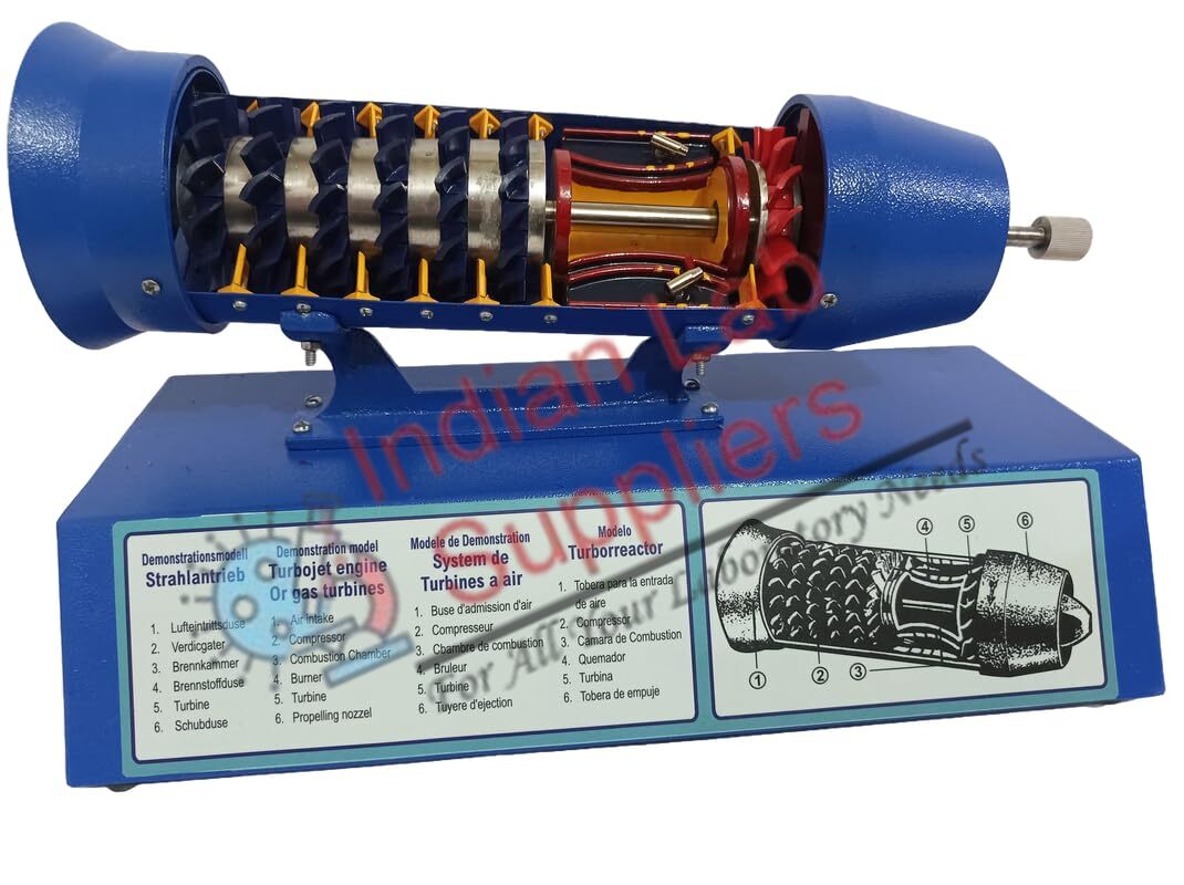 Turbojet Engine Model STEM Science Lab Demonstration Model